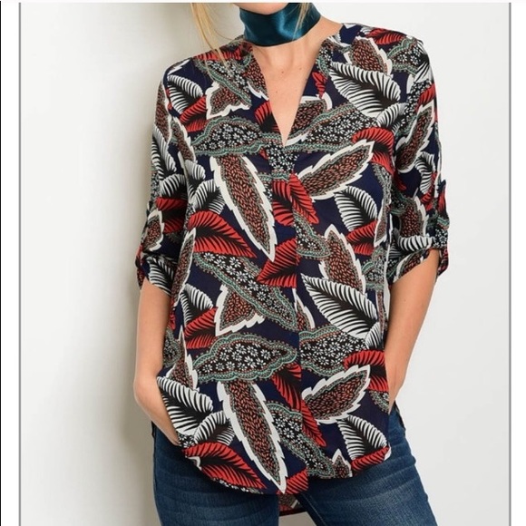 Tops - "Jungle Boogie” HIGH LOW TOP